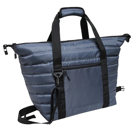 Preferred Nation Siberian Quilted 40 Can Cooler Duffle, Grey P7417.GREY